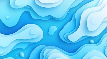 Vector light blue background with smooth gradients and simple shapes, ideal for web and graphic design projects.