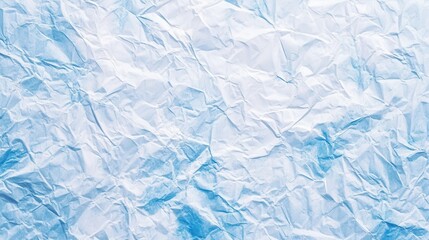 Obraz premium Crumpled light blue paper texture background (2)