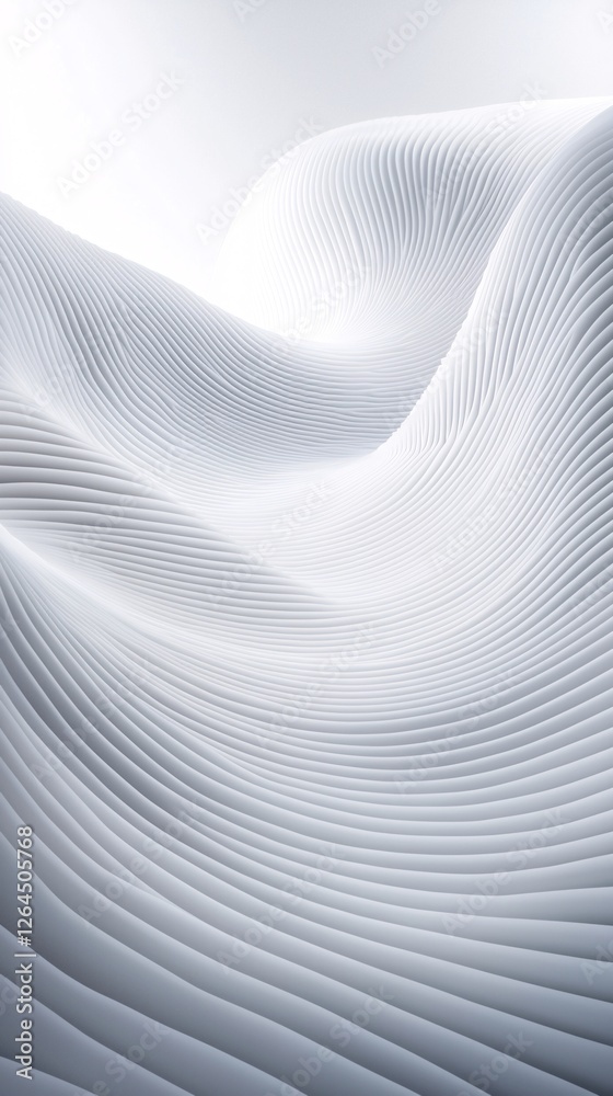 Poster a mesmerizing fusion of organic and mechanical elements, blending soft curves with sharp angular for