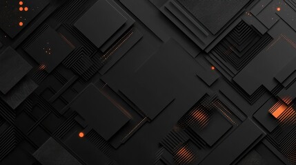 Dark deep black dynamic abstract vector background with diagonal lines. Modern creative premium gradient