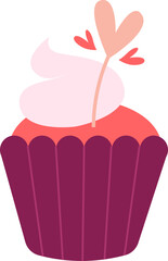 Valentine Cupcake Ornament