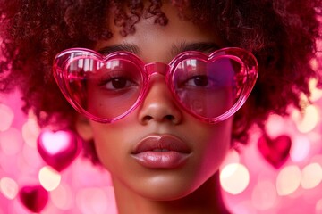 Commercial ad campaign conceptual art. Love confession. Valentine's day greeting from man or for man: dazzling vivid image of loving mixed-race high schooler boy. Love for him. Guy passion.