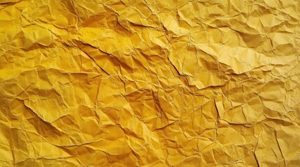 Crumpled yellow paper texture background design (7)