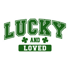 A bold varsity-style 