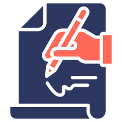 Signature glyph color icon