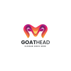 Wolves Gradient Colorful Logo