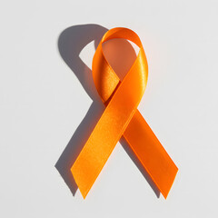 Orange Awareness Ribbon Symbol