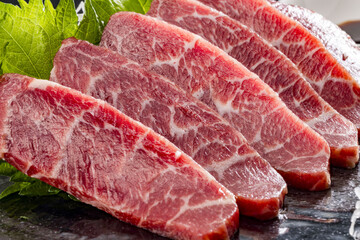 新鮮で美味しい馬刺し