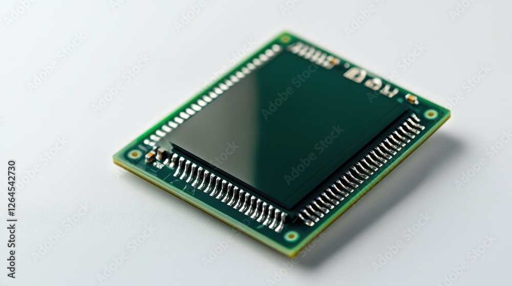 Poster high-performance cpu microchip and circuit technology driving digital infrastructure forward.