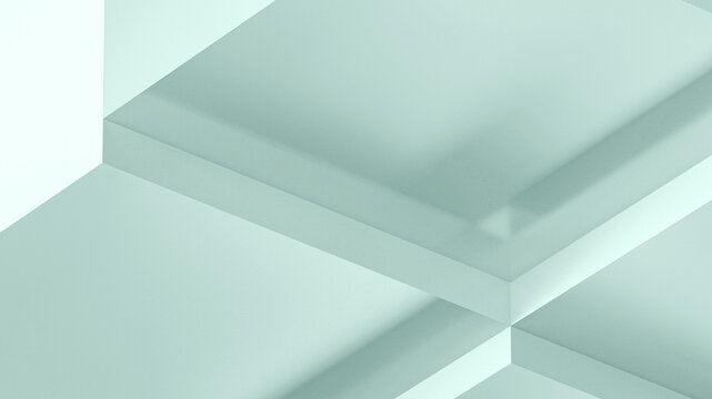 Geometric Light Teal Color Shapes and Patterns Abstract Background for Bold Designs
