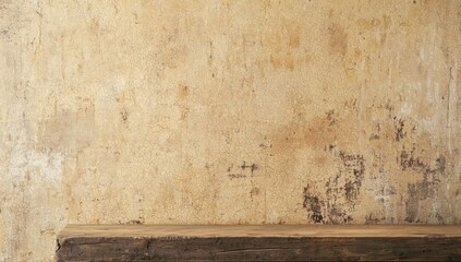 Fototapeta premium Intricate grainy textures with natural finish on deep sepia corkboard.