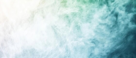 Obraz premium Abstract Watercolor Background with Pastel Blue and Green Gradient