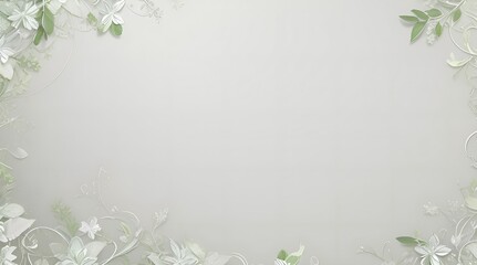 Soft Sage & Pistachio Blend for Elegant Designs background with white flowers