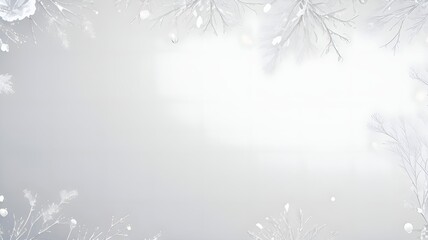 christmas background with snowflakes