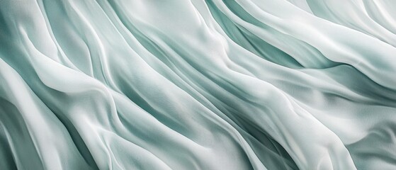 Obraz premium Green and White Abstract Fabric Texture for Backgrounds, Website Design, and Creative Projects