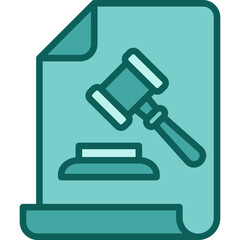 Court Order solid icon
