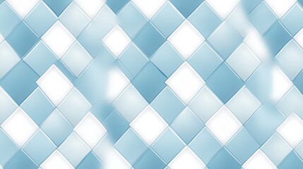 Seamless diagonal diamond Oktoberfest pattern in light blue and white 