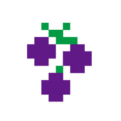 pixel art  fruit design