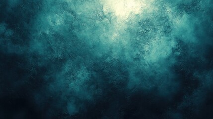 Abstract textured background with shades of blue and green, creating a moody atmosphere