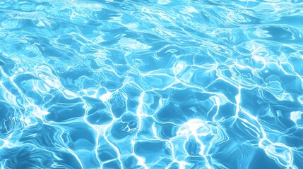 Fototapeta premium Bright Blue Water Surface Texture Background