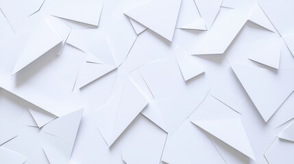 White Paper Envelopes Background for Marketing, Stationery, or Business Presentations - Flat Lay Design with Blank Space for Text and Graphics