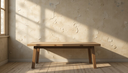 Elegant Neutral-Toned Table Scene with Natural Light and Earthy Aesthetic

