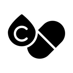 vitamins glyph icon