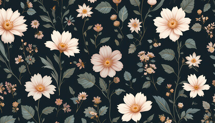 flower pattern bacground