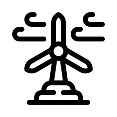 green living line icon