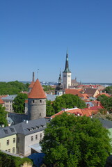 Fototapeta premium view of Tallinn Estonia