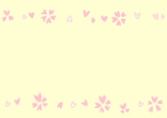 桜の背景イラスト