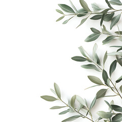 Naklejka premium flowers and leaves in pictures illustrator2D