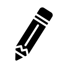 pencil glyph icon