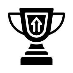 trophy glyph icon