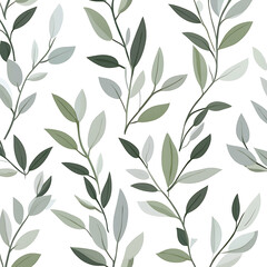 flowers and leaves in pictures illustrator2D