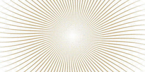 Subtle Golden Dotted Abstract Pattern Background