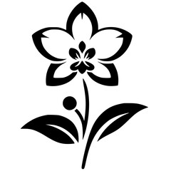 Beautiful cherry blossom silhouettes