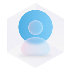 3D Box Ecommerce Digital Glassmorphism UI Icon Sign and Symbol Design Illustrator Png Svg