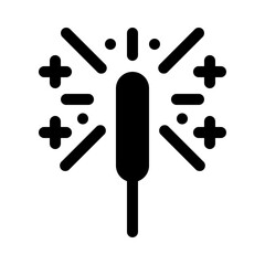 fireworks glyph icon