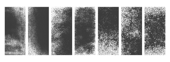 Set of grunge banners, abstract, grunge frame set, damaged, paint, vintage,  Overlay texture set, old, brush, rough, Different types of texture Background