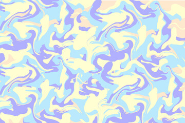 パステルカラーの流れるようなマーブル模様の抽象的な背景 | Abstract Pastel Marble Pattern Background