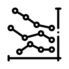 financial report line icon