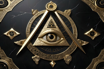 Illuminati symbol set