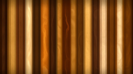 Obraz premium Wood Panels in Earth Tones with a Smooth Grain Texture for Interior Design Backgrounds and Visuals