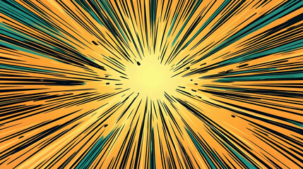 Abstract Burst Background Illustration