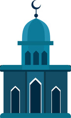 Blue Masjid Illustration