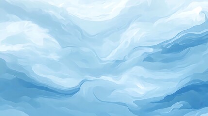 Fototapeta premium Abstract Blue Swirling Cloudlike Formation