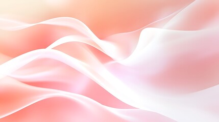 Abstract Pink and White Wave Design