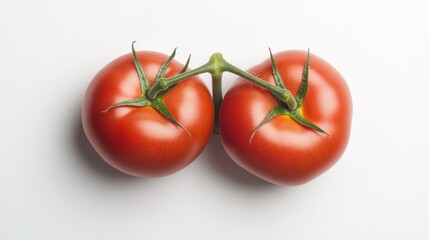 Modern Botanical Progress Tomato Clusters on Vines with Support Structures in Controlled Agriculture - Greenhouse Farming and Sustainable Produce Promotion
