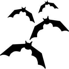 Halloween Bat Silhouette